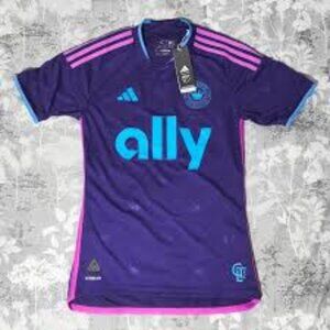 Adidas MLS Charlotte FC Crown 23/24 Slim Soccer Jersey Size XS (NWT)